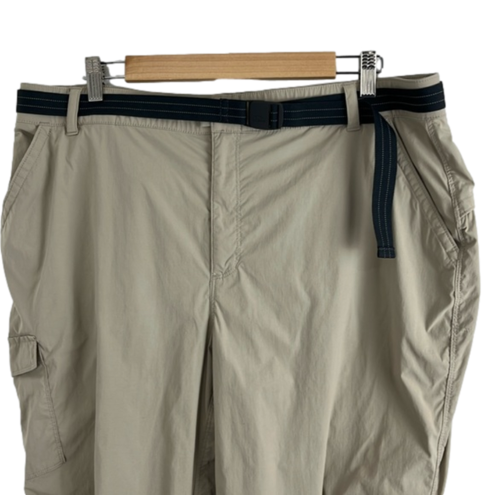 L.L. Bean Tan Nylon Cropped Hiking Pants